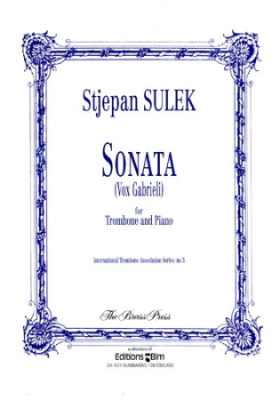 Sonata Vox Gabrieli Sheet Music Sulek Stjepan 1914 1986 At