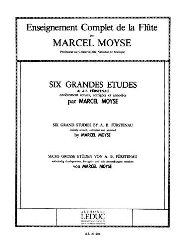 6 GRANDES ETUDES - Furstenau Sheet Music | Moyse